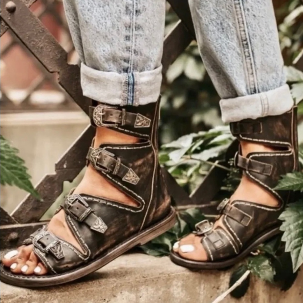 Freebird By Steven Cleopatra Gladiator Sandals, worn twice